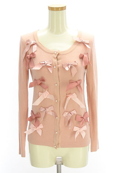 Chesty（チェスティ）の古着「リボンたっぷりニットカーディガン（カーディガン・ボレロ）」大画像１へ