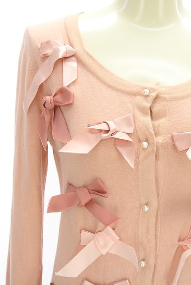 Chesty（チェスティ）の古着「リボンたっぷりニットカーディガン（カーディガン・ボレロ）」大画像４へ