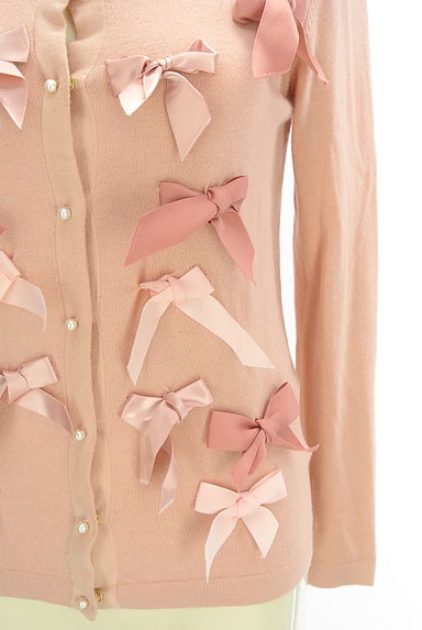 Chesty（チェスティ）の古着「リボンたっぷりニットカーディガン（カーディガン・ボレロ）」大画像５へ