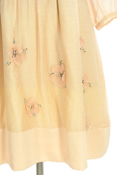 Chesty（チェスティ）の古着「花モチーフ付き膝上シアーワンピース（ワンピース・チュニック）」大画像５へ