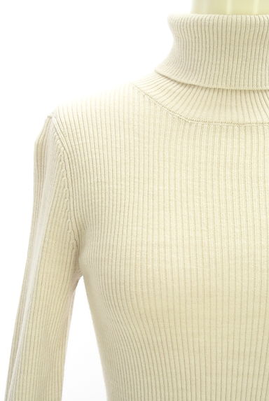 BLUE LABEL CRESTBRIDGE（ブルーレーベル・クレストブリッジ）の古着「ベロアベルト付きドッキング膝下ワンピース（ワンピース・チュニック）」大画像４へ