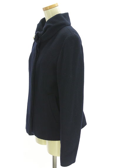 Dear Princess（ディアプリンセス）の古着「パール＆ラインストーン付きハイネックコート（コート）」大画像３へ