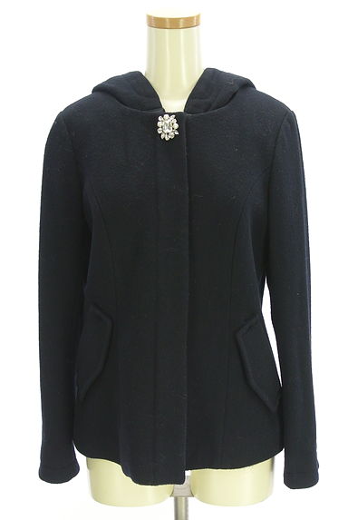 BE RADIANCE（ビーラディエンス）の古着「ボリュームファーウールショートコート（コート）」大画像４へ