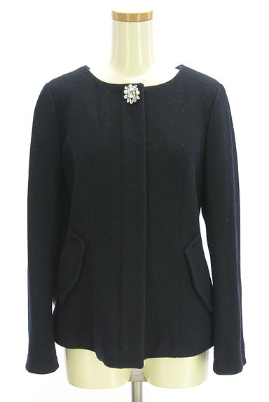 BE RADIANCE（ビーラディエンス）の古着「ボリュームファーウールショートコート（コート）」大画像５へ