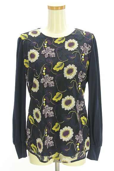 RITSUKO SHIRAHAMA（リツコ シラハマ）の古着「花柄刺しゅうカットソー（カットソー・プルオーバー）」大画像１へ