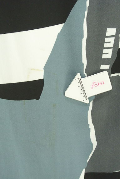 RITSUKO SHIRAHAMA（リツコ シラハマ）の古着「フレンチスリーブ総柄ワンピース（ワンピース・チュニック）」大画像５へ