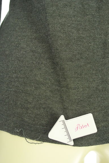 RITSUKO SHIRAHAMA（リツコ シラハマ）の古着「シフォンフリルシアーニットカーディガン（カーディガン・ボレロ）」大画像５へ