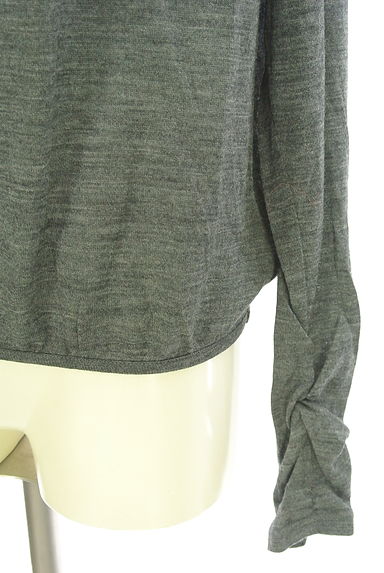 RITSUKO SHIRAHAMA（リツコ シラハマ）の古着「ギャザーハイネックニットトップス（カットソー・プルオーバー）」大画像５へ