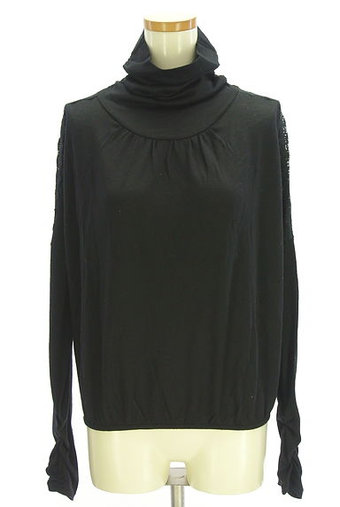 RITSUKO SHIRAHAMA（リツコ シラハマ）の古着「ギャザーハイネックニットトップス（カットソー・プルオーバー）」大画像１へ