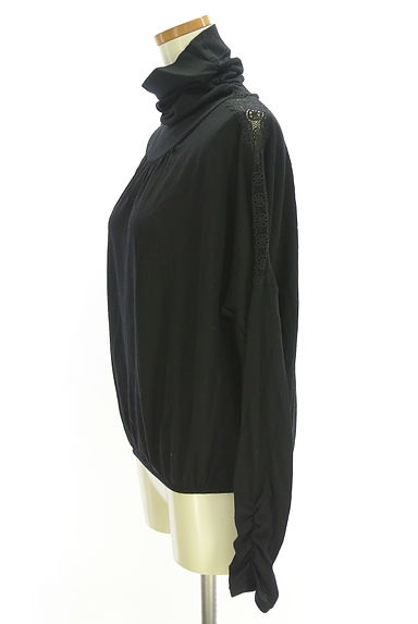 RITSUKO SHIRAHAMA（リツコ シラハマ）の古着「ギャザーハイネックニットトップス（カットソー・プルオーバー）」大画像３へ