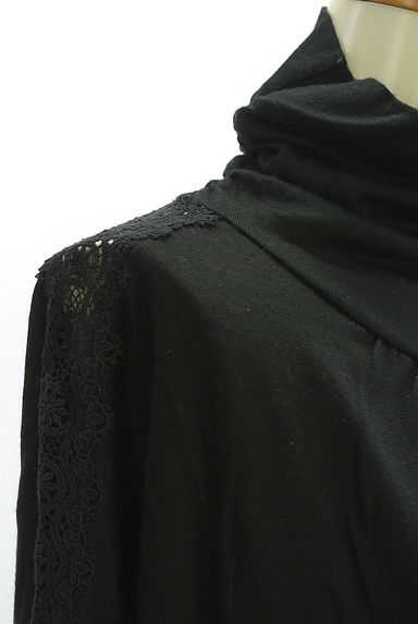 RITSUKO SHIRAHAMA（リツコ シラハマ）の古着「ギャザーハイネックニットトップス（カットソー・プルオーバー）」大画像４へ