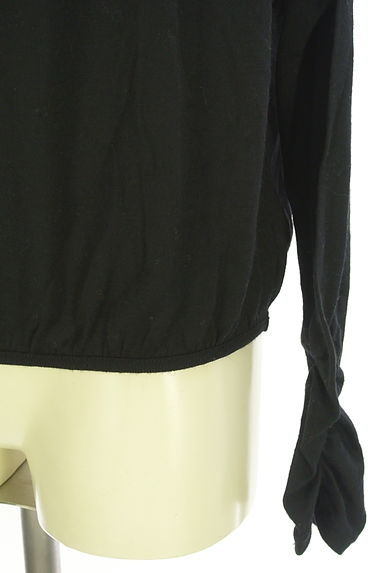 RITSUKO SHIRAHAMA（リツコ シラハマ）の古着「ギャザーハイネックニットトップス（カットソー・プルオーバー）」大画像５へ