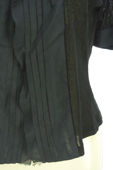 RITSUKO SHIRAHAMA（リツコ シラハマ）の古着「半そでシアーニットカーディガン（カーディガン・ボレロ）」大画像５へ