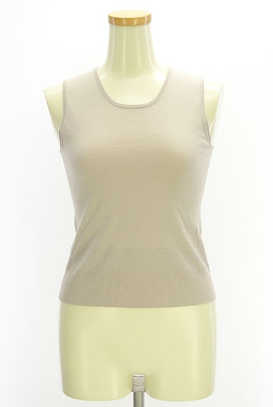 MARLENE DAM（マーレンダム）の古着「ニットカーデ×ノースリニット　アンサンブル（アンサンブル）」大画像５へ