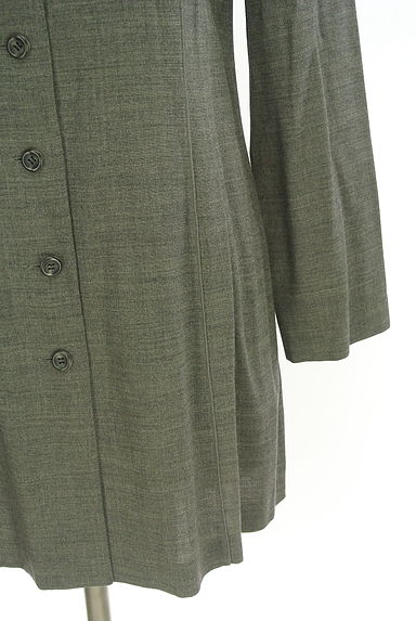 MARLENE DAM（マーレンダム）の古着「パイピング切替シャツ（ブラウス）」大画像５へ