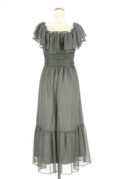 PROPORTION BODY DRESSING（プロポーションボディドレッシング）の古着「2WAYロングシフォンワンピース（ワンピース・チュニック）」大画像２へ