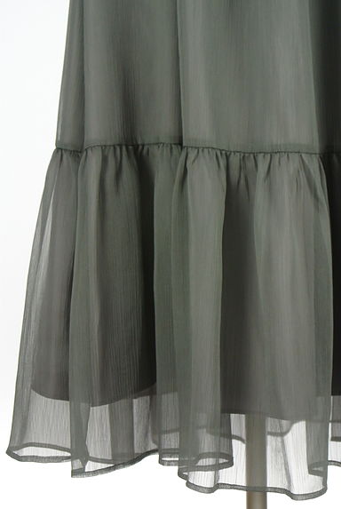 PROPORTION BODY DRESSING（プロポーションボディドレッシング）の古着「2WAYロングシフォンワンピース（ワンピース・チュニック）」大画像５へ