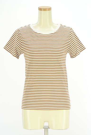 クリックで大画像表示 Ungrid(アングリッド)の古着「ボーダーコットンTシャツ(Tシャツ)」大画像1へ