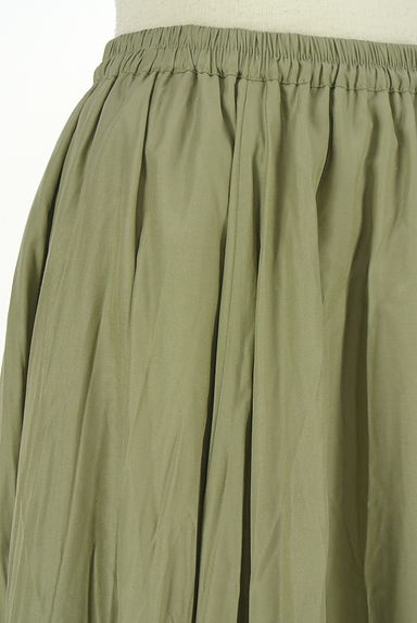 Ungrid（アングリッド）の古着「光沢ギャザーロングフレアスカート（ロングスカート・マキシスカート）」大画像４へ