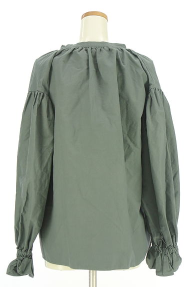 Ungrid（アングリッド）の古着「オーバーサイズレースアップブラウス（カットソー・プルオーバー）」大画像２へ