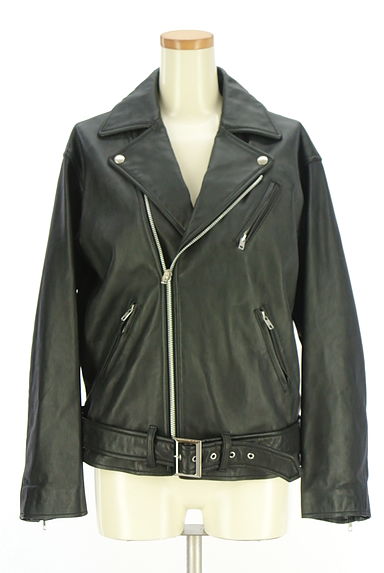 Ungrid（アングリッド）の古着「ライダースレザージャケット（ブルゾン・スタジャン）」大画像１へ