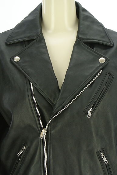 Ungrid（アングリッド）の古着「ライダースレザージャケット（ブルゾン・スタジャン）」大画像４へ