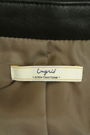 Ungrid（アングリッド）の古着「ライダースレザージャケット（ブルゾン・スタジャン）」大画像６へ