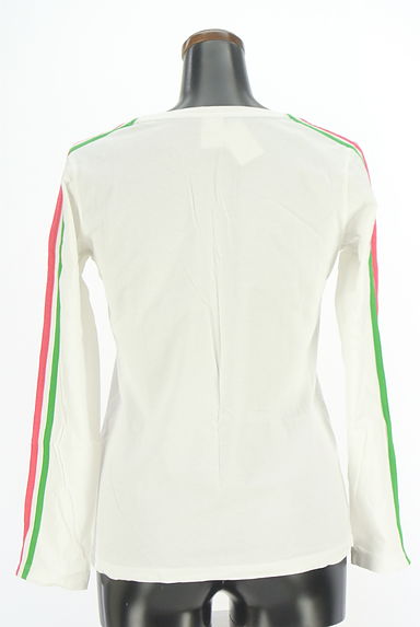 adidas（アディダス）の古着「スリーラインラメロゴTシャツ（Ｔシャツ）」大画像２へ