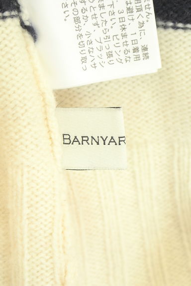 BARNYARDSTORM（バンヤードストーム）の古着「太ボーダー柄モックネックニットトップス（ニット）」大画像６へ