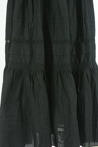 BARNYARDSTORM（バンヤードストーム）の古着「ピンタック&レース入りコットンロングスカート（ロングスカート・マキシスカート）」大画像５へ