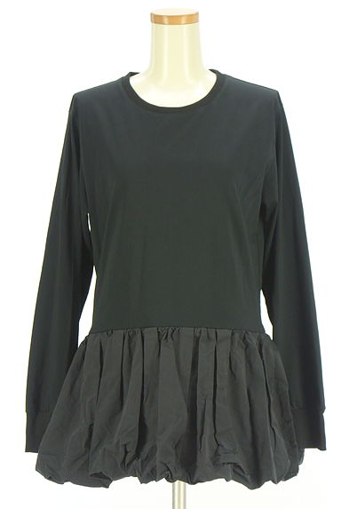 クリックで大画像表示 BARNYARDSTORM(バンヤードストーム)の古着「別地切替ペプラムカットソー(カットソー・プルオーバー)」大画像1へ