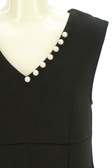 Feroux（フェルゥ）の古着「パール付きVネックミモレワンピース（ワンピース・チュニック）」大画像４へ