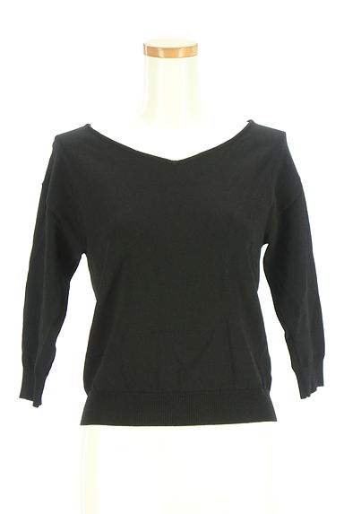 MISCH MASCH（ミッシュマッシュ）の古着「7分袖Vネックニット（ニット）」大画像１へ