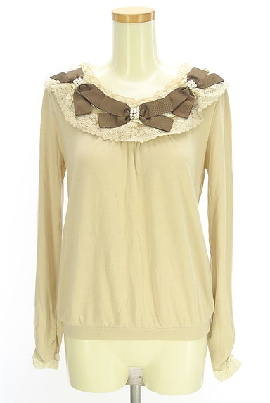 axes femme（アクシーズファム）の古着「りぼん付きカットソー（カットソー・プルオーバー）」大画像１へ