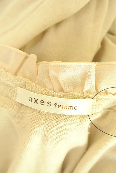 axes femme（アクシーズファム）の古着「りぼん付きカットソー（カットソー・プルオーバー）」大画像６へ