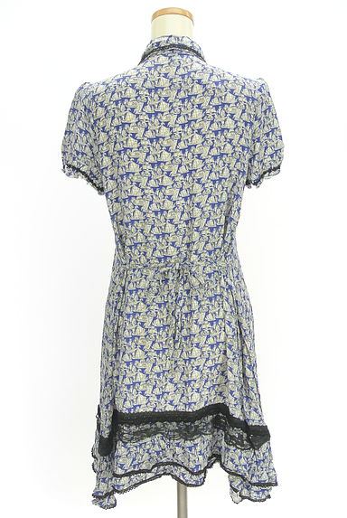 axes femme（アクシーズファム）の古着「船柄膝丈シャツワンピース（ワンピース・チュニック）」大画像２へ