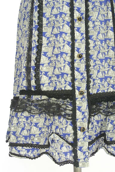 axes femme（アクシーズファム）の古着「船柄膝丈シャツワンピース（ワンピース・チュニック）」大画像５へ