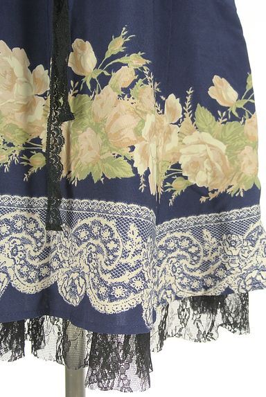 axes femme（アクシーズファム）の古着「レース切替膝上フレアワンピース（ワンピース・チュニック）」大画像５へ