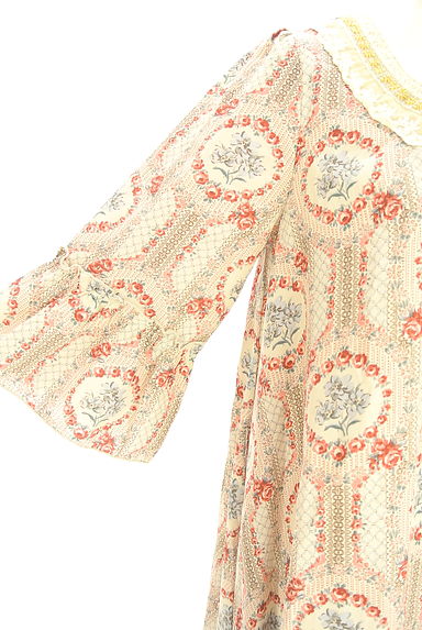 axes femme（アクシーズファム）の古着「6分袖キーネックAラインミニワンピ（ワンピース・チュニック）」大画像５へ