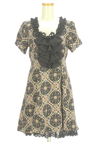 axes femme（アクシーズファム）の古着「シフォンフリル膝上ワンピース（ワンピース・チュニック）」大画像１へ