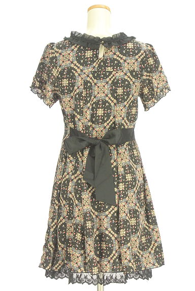 axes femme（アクシーズファム）の古着「シフォンフリル膝上ワンピース（ワンピース・チュニック）」大画像２へ