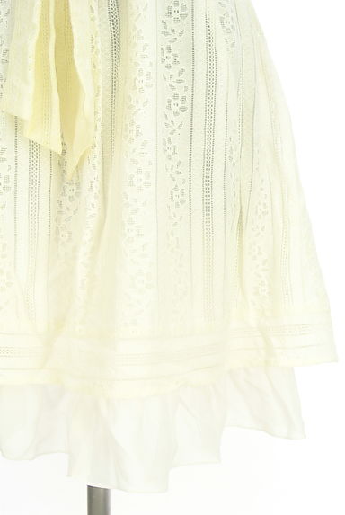 axes femme（アクシーズファム）の古着「ベルト付きレース膝上ワンピース（ワンピース・チュニック）」大画像５へ