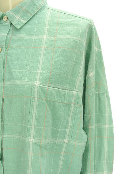 Ungrid（アングリッド）の古着「コットンチェックシャツ（カジュアルシャツ）」大画像４へ