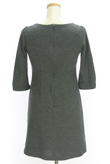 7-ID concept（セブンアイディーコンセプト）の古着「7分袖膝丈ウールワンピース（ワンピース・チュニック）」大画像２へ