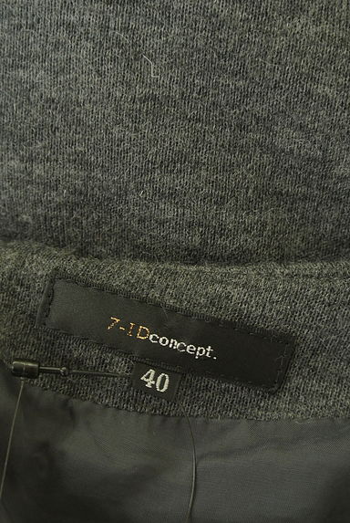 7-ID concept（セブンアイディーコンセプト）の古着「7分袖膝丈ウールワンピース（ワンピース・チュニック）」大画像６へ