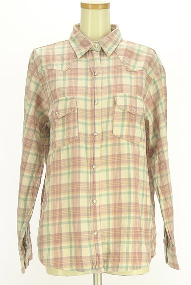 Ungrid（アングリッド）の古着「ラウンドヘムチェックシャツ（カジュアルシャツ）」大画像１へ