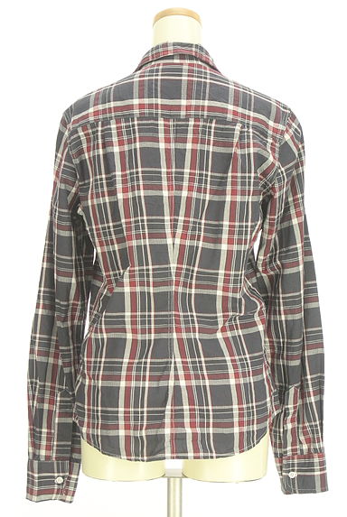 Frank&Eileen（フランクアンドアイリーン）の古着「チェック柄オープンカラーシャツ（カジュアルシャツ）」大画像２へ