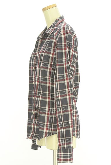 Frank&Eileen（フランクアンドアイリーン）の古着「チェック柄オープンカラーシャツ（カジュアルシャツ）」大画像３へ