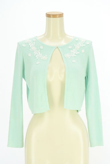 Dear Princess（ディアプリンセス）の古着「花モチーフ刺繍ニットカーディガン（カーディガン・ボレロ）」大画像１へ