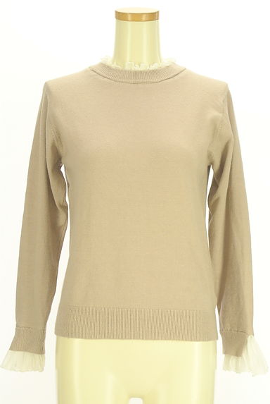 Te chichi（テチチ）の古着「フリル付きハイゲージニット（ニット）」大画像１へ